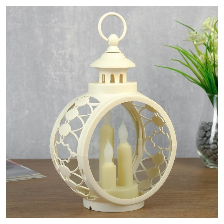 

Ночник "Свечи" LED белый ,7х16,5х25 см