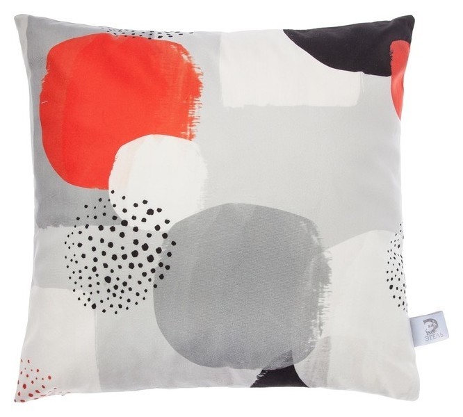 

Чехол на подушку "Этель" Moonlight 40х40 см, 100% п/э, велюр, Оранжевый