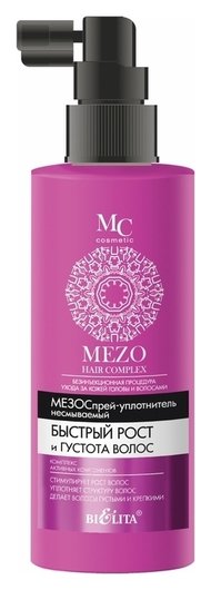 МезоCпрей-уплотнитель для волос несмываемый Быстрый рост и густота Mezo Hair Complex отзывы