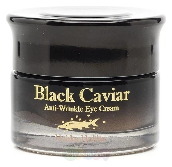 Антивозрастной крем для глаз с экстрактом черной икры Black Caviar Anti Wrinkle Eye Cream Holika Holika