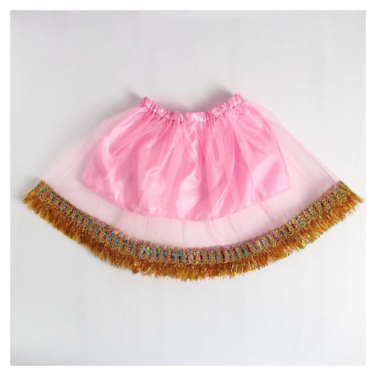 Карнавальная юбка «Бабочка», цвет розовый