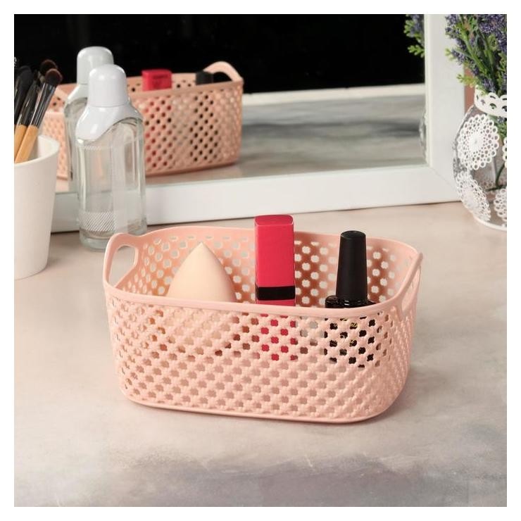 Контейнер для маникюрных/косметических принадлежностей, с руками, 16,5 × 10 × 6,5 см  