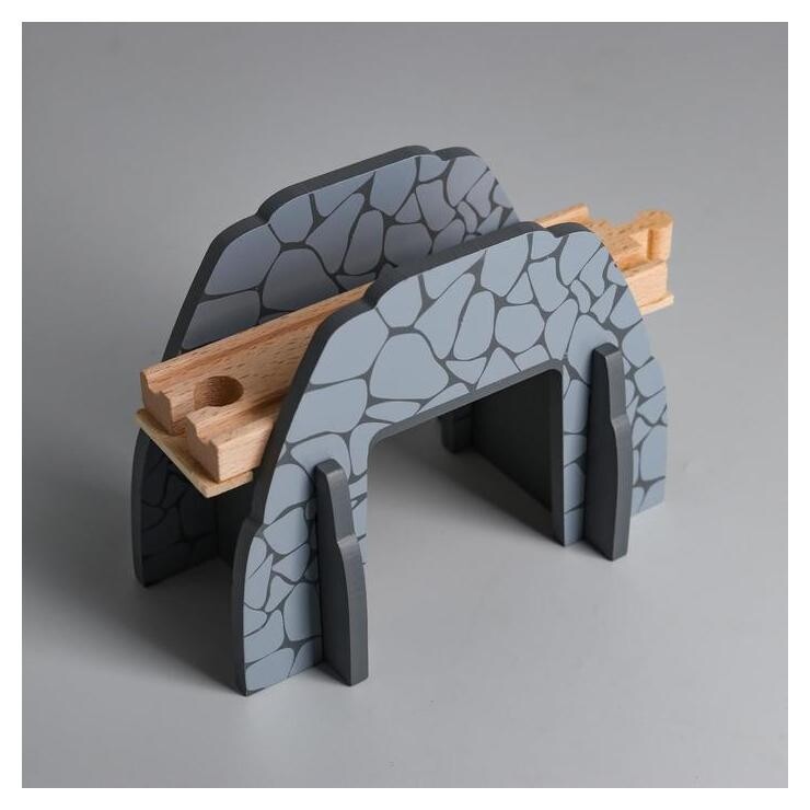 Деталь для ж/д «Туннель с мостом» 11.5×14.5×5.8 см  