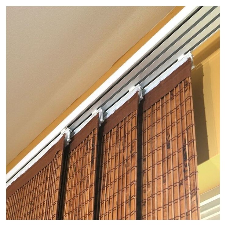 Панель для крепления штор японская, 60 см, цвет белый  Magellan