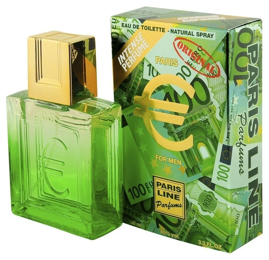 Туалетная вода мужская Euro Intense Perfume Paris Line Parfums