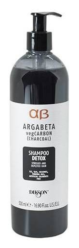 Шампунь с растительным углем, маслами Лаванды и Иланг-иланга для волос подверженных стрессу Shampoo Detox Blistex