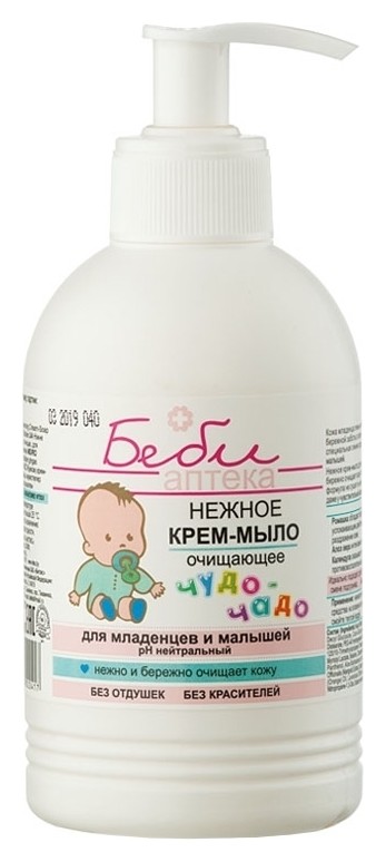 Крем-мыло для тела для младенцев и малышей нежное Чудо-чадо Беби Аптека Белита - Витекс Беби Аптека