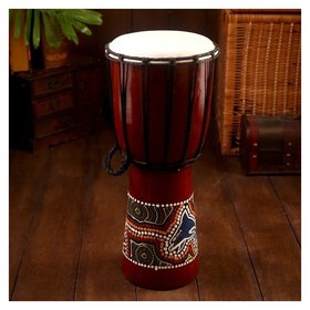 Музыкальный инструмент "Барабан джембе" 40х18х18 см 
