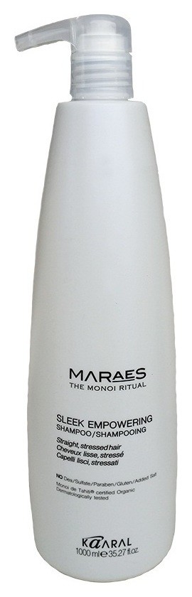 Восстанавливающий шампунь для прямых поврежденных волос Sleek Empowering Shampoo Kaaral