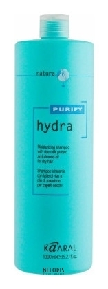 Шампунь для сухих волос увлажняющий Hydra Shampoo Kaaral PURIFY уход, питание, защита