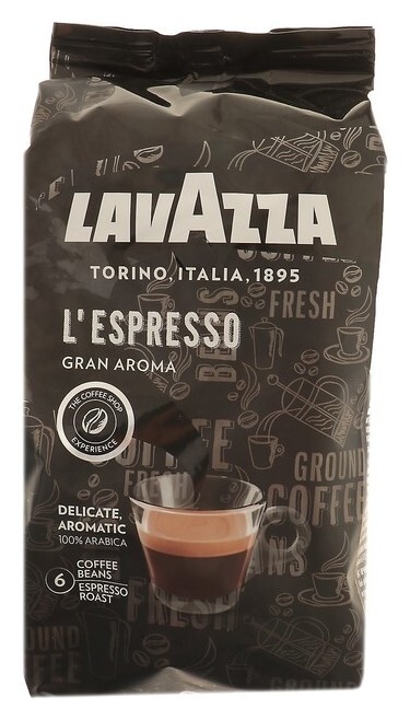 Кофе Lavazza Gran Aroma Bar в зёрнах. 1кг  Lavazza