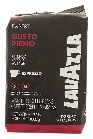 Кофе Lavazza Gusto Pieno Vending в зёрнах 1кг Lavazza