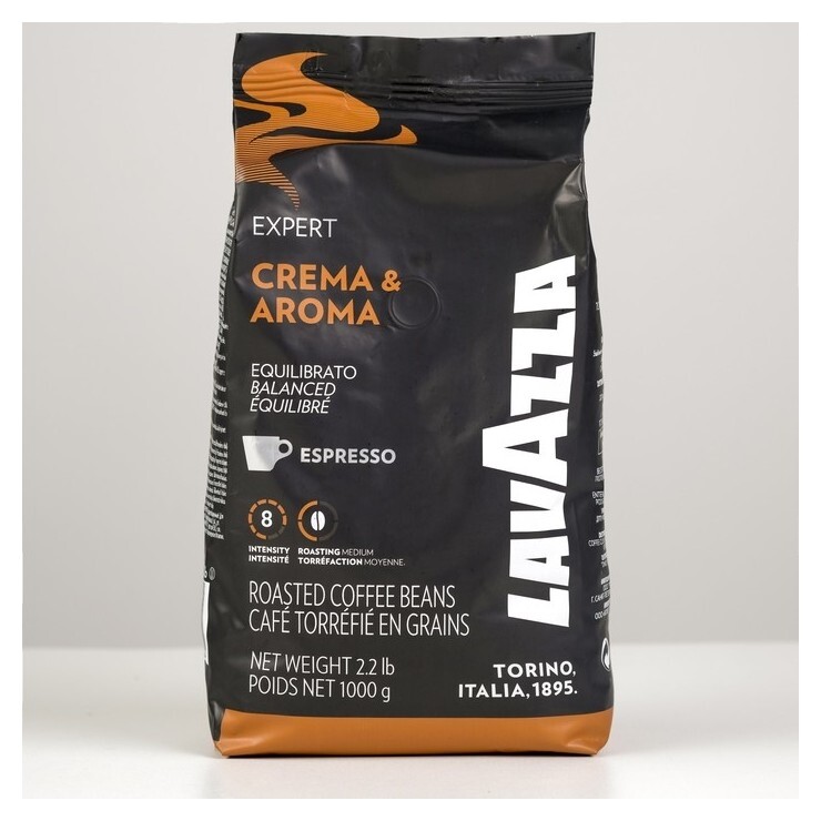 Кофе зерновой Lavazza вендинг "Крема&арома" Expertline 1000 г  Lavazza