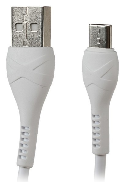 

Кабель X37, USB - Type-c, 3 А, 1 м, белый
