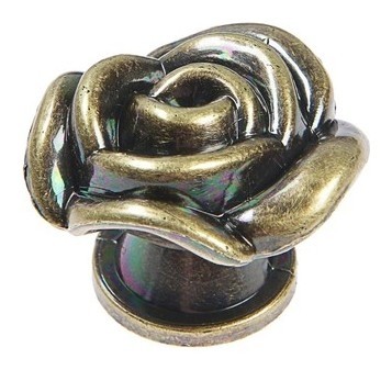 

Ручка кнопка Rose 01, цвет бронза