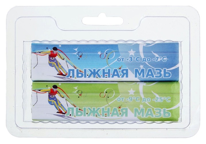 

Мазь лыжная, комплект из 2 брусков, с-сз, (От -3 до -25°c), 80 г