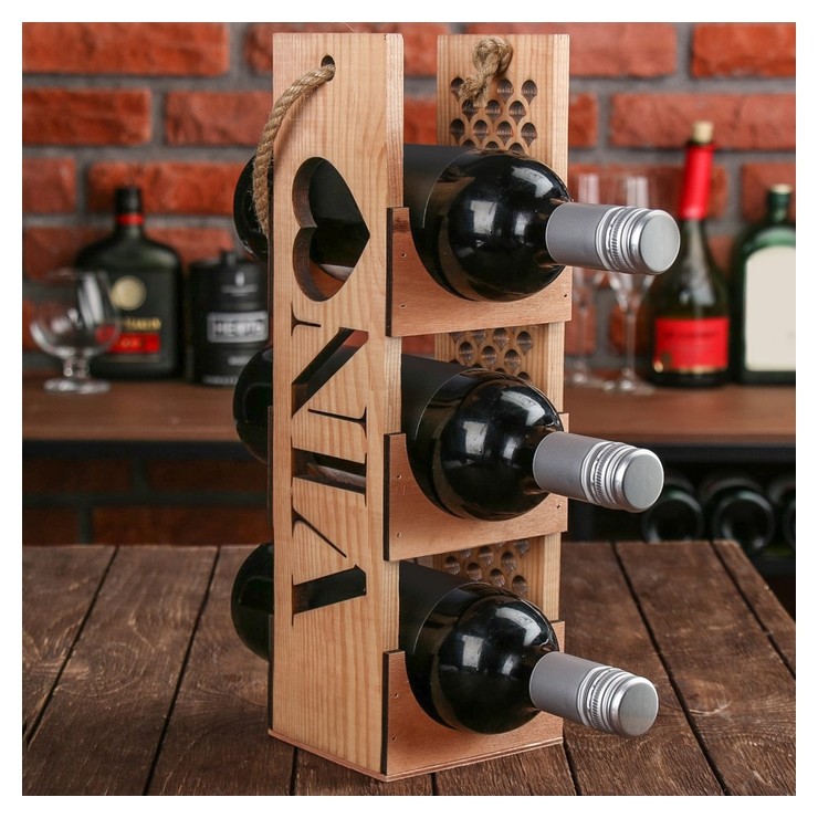 

Ящик для вина Vino, Коричневый