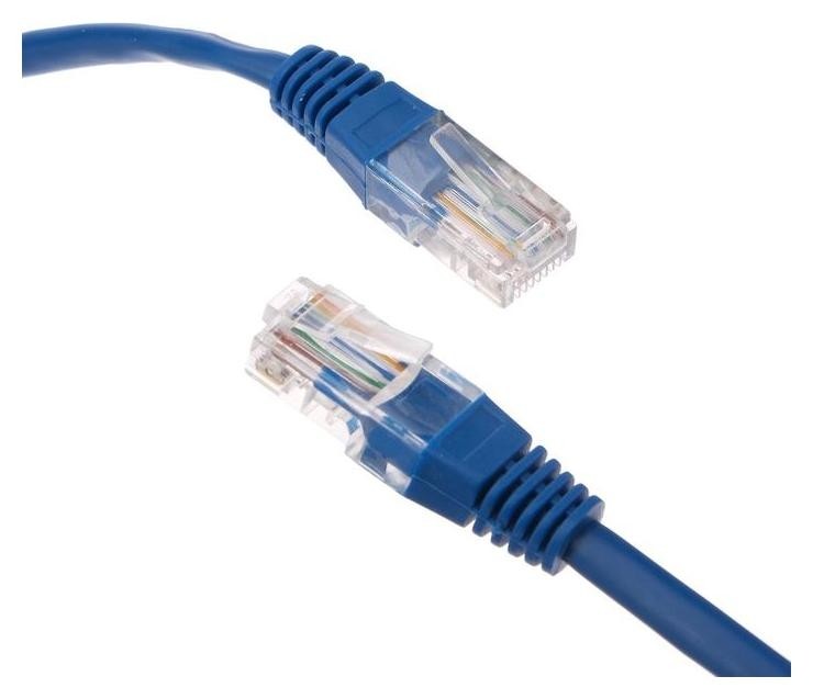 Патч-корд Gembird Pp12e-20m/b, UTP 5е кат., Rj-45(M)-rj-45(m), 20 м, синий