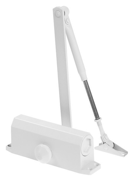 

Доводчик дверной Tundra D60ww, до 60 кг, белый