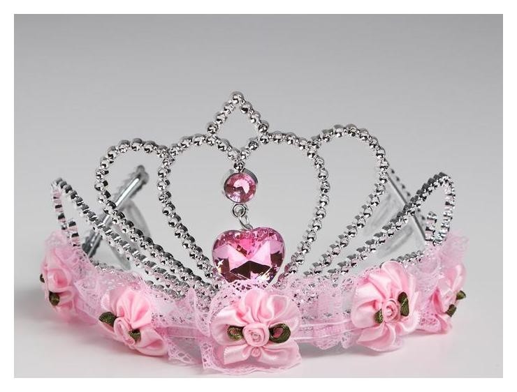 

Корона "Сердце", цвет розовый