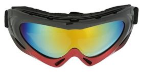 Очки для езды на мототехнике Torso, с доп. вентиляцией, стекло хамелеон, черно-красные Torso