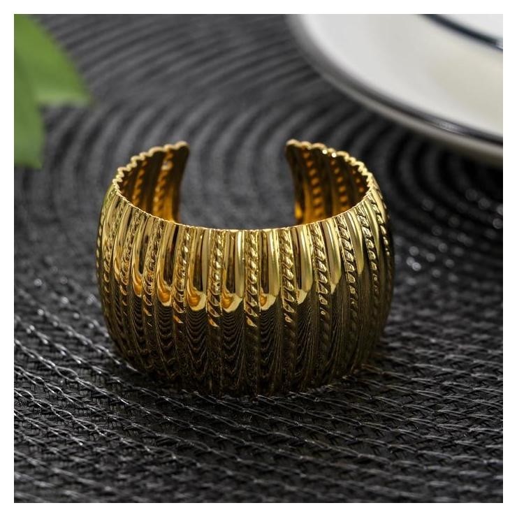 Кольцо для салфетки «Корона», 4,8×3 см, цвет золотистый
