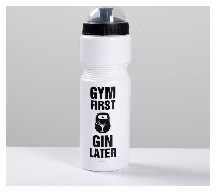 

Бутылка для воды Gym, Чёрный