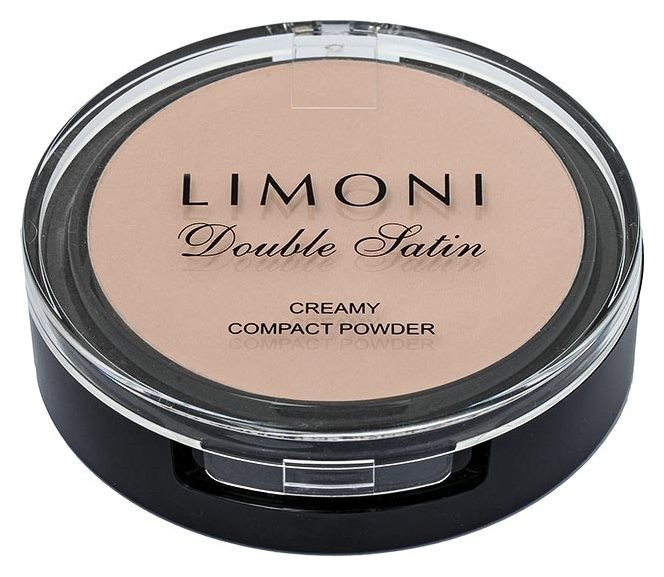 Пудра компактная 2 в 1 "Double Satin" Limoni