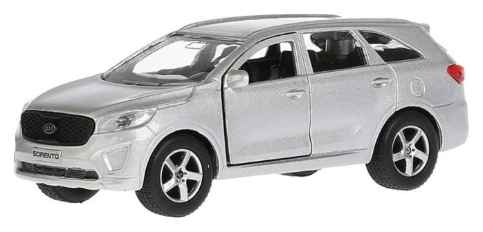 Машина Kia Sorento Prime, 12 см, открывающиеся двери и багажник, инерционная, цвет серебристый