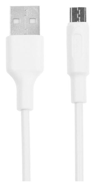 

Кабель X25, Microusb - Usb, 2 А, 1 м, белый