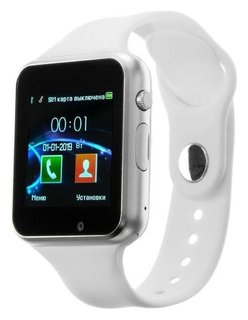 Смарт-часы Jet Phone Sp1, цветной дисплей 1.54", Bluetooth 4.0, камера, серебристые Jet Device