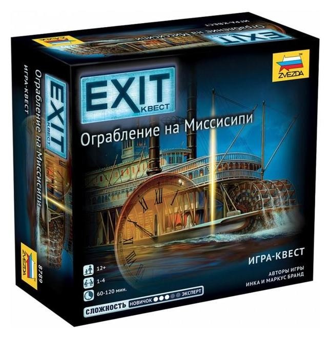 

Настольная игра «Exit. ограбление на миссисипи»