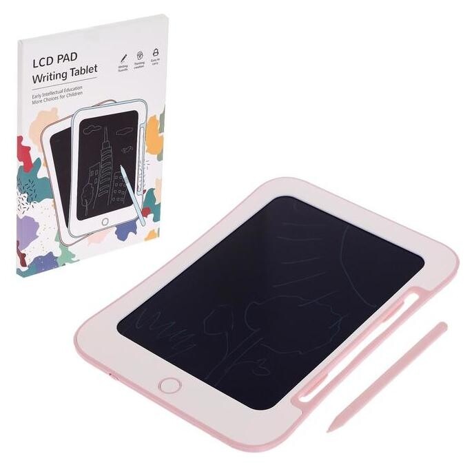 Планшет для рисования Lсd, одноцветный рисунок, с ручкой  