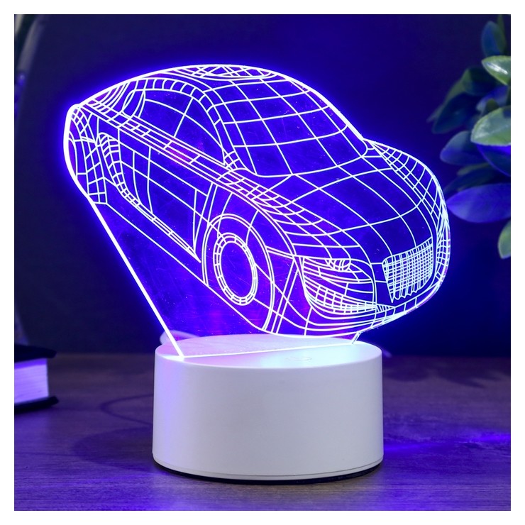 

Светильник "Авто" LED RGB от сети 10,5x13x20,5 см