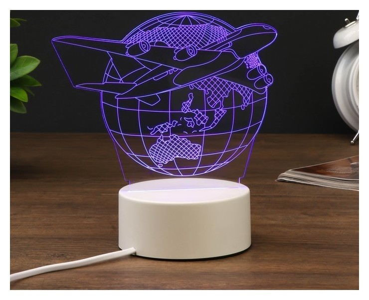 

Светильник "Самолет" LED RGB от сети