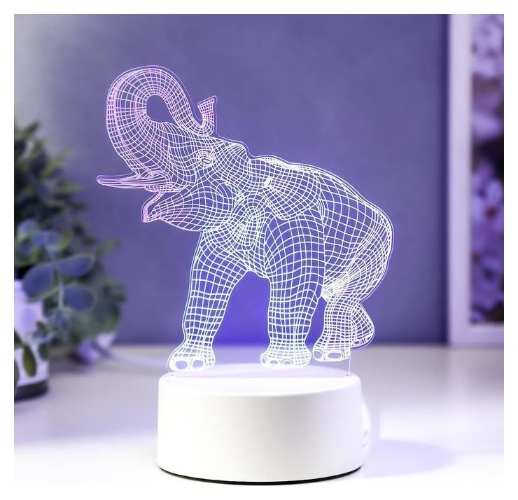 

Светильник "Слон" LED RGB от сети