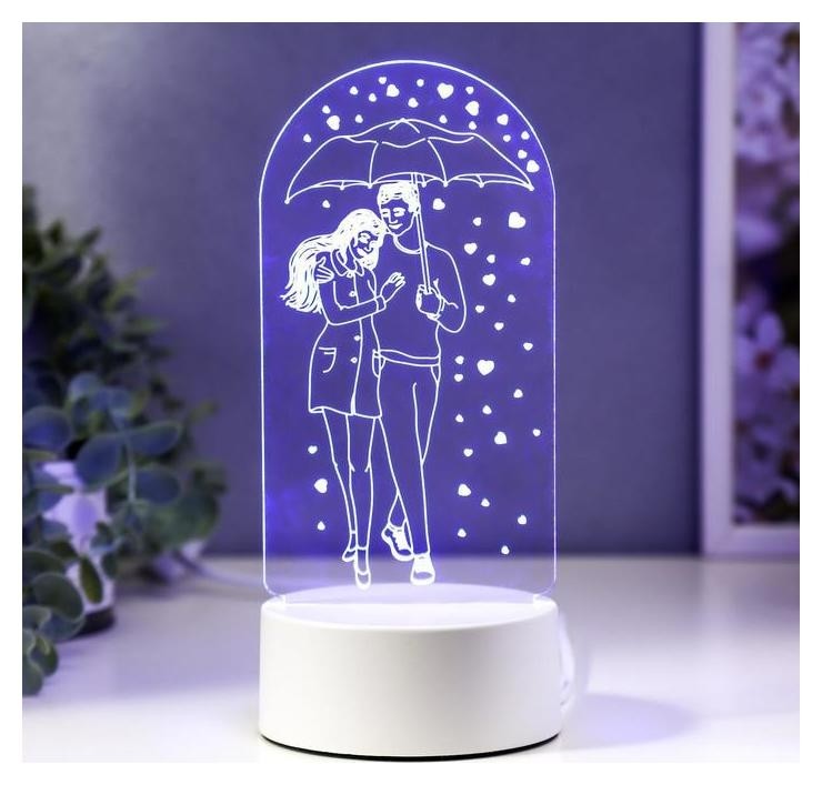

Светильник "Влюбленная пара" LED RGB от сети 11х21,5 см