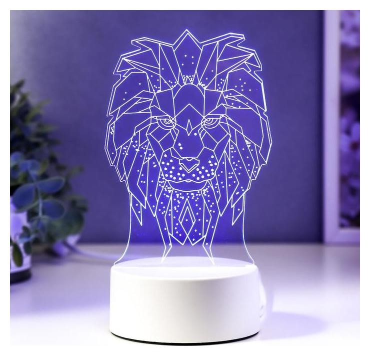 

Светильник "Лев" LED RGB от сети