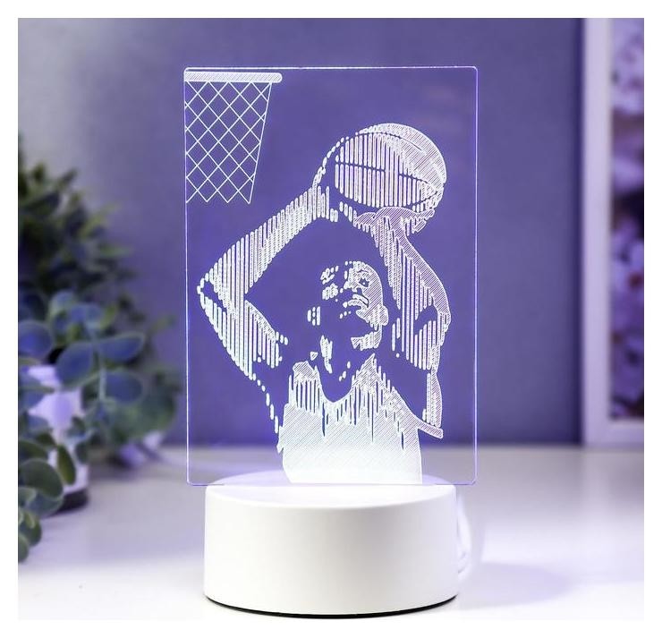 

Светильник "Баскетбол" LED RGB от сети 13х21,5 см
