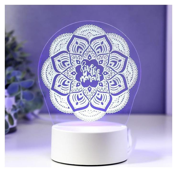 

Светильник "Узор" LED RGB от сети 13х14,5 см