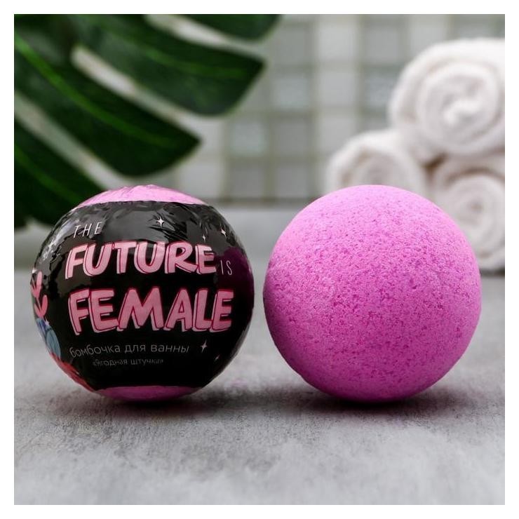 

Бурлящий шар в термоэтикетке с ягодным ароматом The Future Is Female