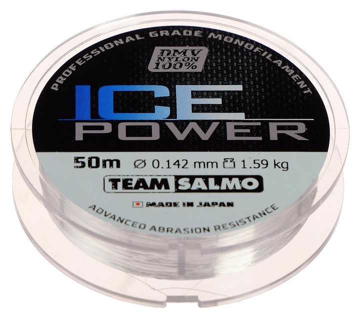 

Леска монофильная Team Salmo ICE Power, 50 м, 0,14 мм, Прозрачный