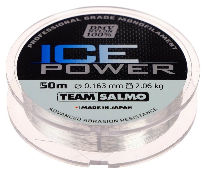 

Леска монофильная Team Salmo ICE Power, 50 м, 0,16 мм, Прозрачный