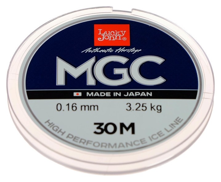 Леска монофильная зимняя Lucky John Mgc, 30 м, 0,16 мм