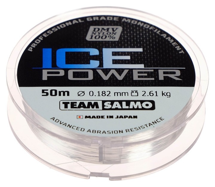 

Леска монофильная Team Salmo ICE Power, 50 м, 0,18 мм, Прозрачный