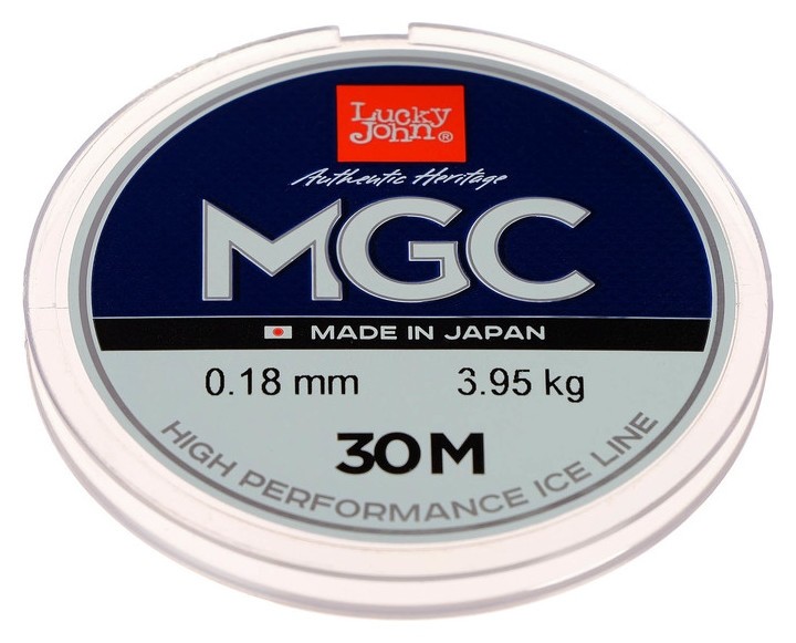 Леска монофильная зимняя Lucky John Mgc, 30 м, 0,18 мм
