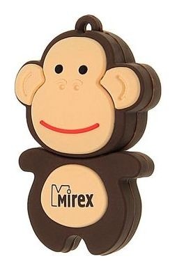 

Подарочная Usb-флешка 4 Gb Mirex Monkey Brown, "Обезьянка", Разноцветный