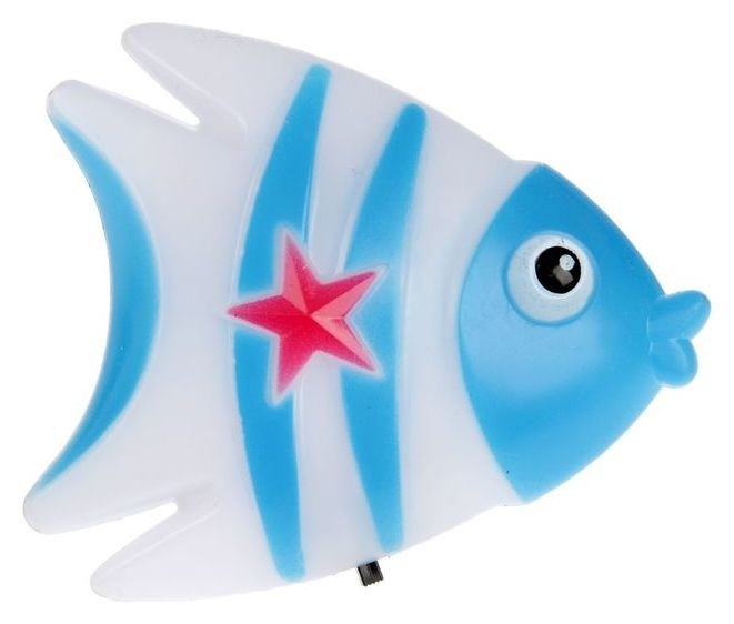 

Ночник 4 диода "Рыбка" 220v 7,5х9х2 см