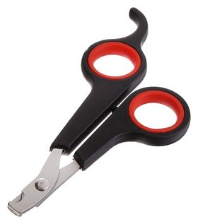 Ножницы-когтерезы с упором для пальца, отверстие 6 мм Пижон