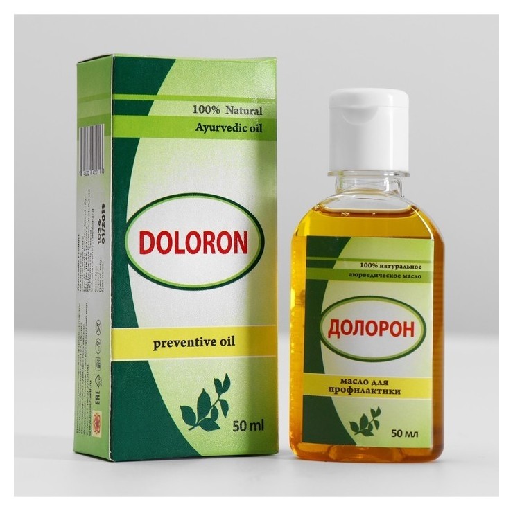 Аюрведическое масло от простуды и для суставов  Долорон